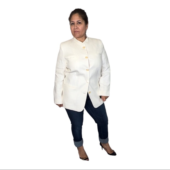 Harve Benard Jackets & Blazers - Harvé Benard By Benard Holtzman Vintage Linen Kimono Jacket Made in Ukraine NWT